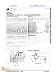 LMH6504 datasheet.datasheet_page 1