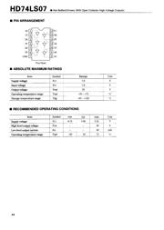 HD74LS07P datasheet.datasheet_page 1