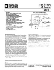 AD9410PCB 数据规格书 1