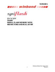 W25X10CLSNIG datasheet.datasheet_page 1