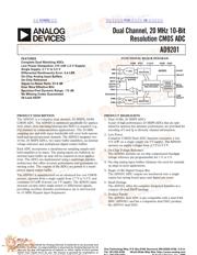 AD9201 datasheet.datasheet_page 1