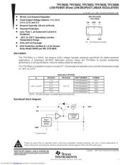TPS76033DBV 数据规格书 1