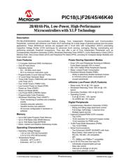 PIC18F46K40-I/PT Datenblatt PDF