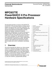 MPC8377CVRAGD 数据规格书 1