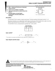 SN74AHCT1G14DCKR 数据规格书 1