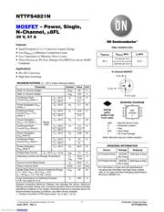 NTTFS4821NTAG 数据规格书 1