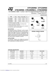 STF22NM60 数据规格书 1