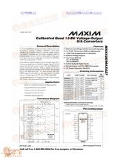 MAX526 数据规格书 1