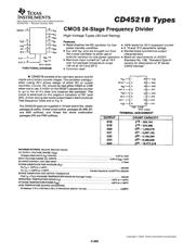 CD4521BE Datenblatt PDF