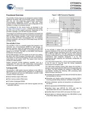 CY7C64345-32LQXCT datasheet.datasheet_page 3