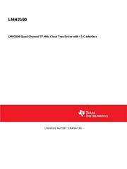 LMH2190TMX-38 datasheet.datasheet_page 1