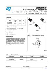 STP19NM50N datasheet.datasheet_page 1