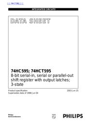 74HCT595 datasheet.datasheet_page 1