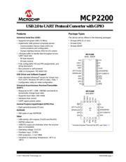 MCP2200-I/SO 应用笔记