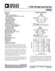 AD8000YCPZ-REEL7 Datenblatt PDF
