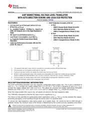 TXB0106PWR 数据规格书 1