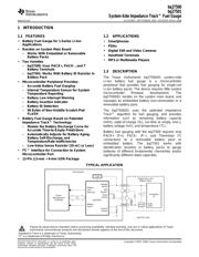 BQ27500 datasheet.datasheet_page 1