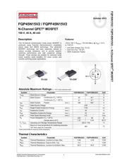 FQP45N15V2 数据规格书 2