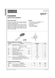 FQA38N30 datasheet.datasheet_page 1