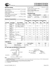 CY7C4261V-10JC datasheet.datasheet_page 6