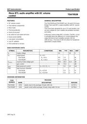 TDA7052BT/N1 datasheet.datasheet_page 2