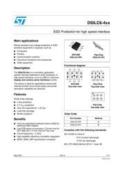 USBLC6-2SC6Y Datenblatt PDF