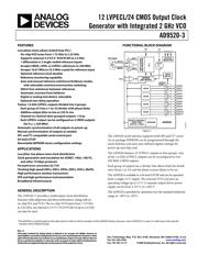 AD9520-3 datasheet.datasheet_page 1