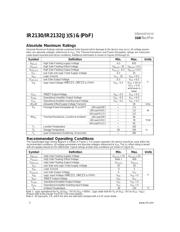IR2132STRPBF 数据规格书 2