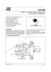 TDA7298 数据规格书 1