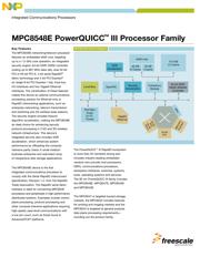 MPC8548VTAQGD datasheet.datasheet_page 1