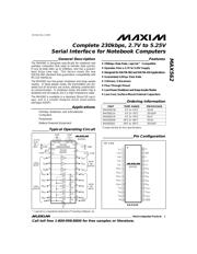 MAX562EAI+ 数据规格书 1