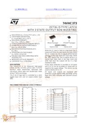 74VHC373 数据规格书 1