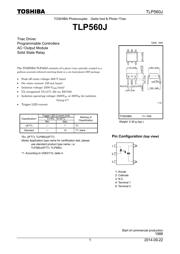 TLP560J(C,F) datasheet.datasheet_page 1