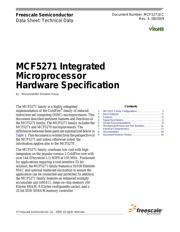 MCF5271CVM150J 数据规格书 1