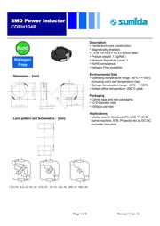 CDRH104RNP-150NC datasheet.datasheet_page 1