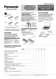 AXK5S30047YG datasheet.datasheet_page 1