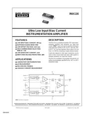 INA116PA 数据手册