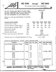 BC558 datasheet.datasheet_page 1