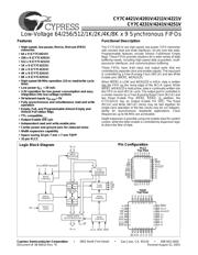 CY7C4201V-15AC datasheet.datasheet_page 1