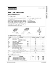 IRFU220 datasheet.datasheet_page 2