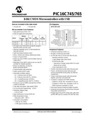 PIC16C765T/SP datasheet.datasheet_page 1