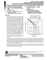 TLV2422 datasheet.datasheet_page 1