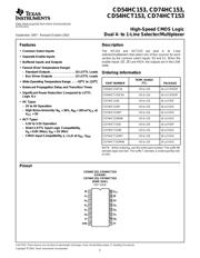 CD74HC153MTE4 datasheet.datasheet_page 1