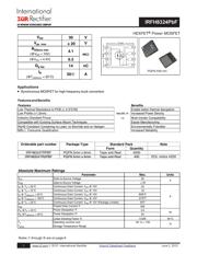 IRFH8324TRPBF 数据规格书 1