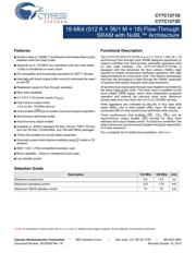 CY7C1373D-133BZI datasheet.datasheet_page 1