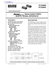 PCM3000 数据规格书 1