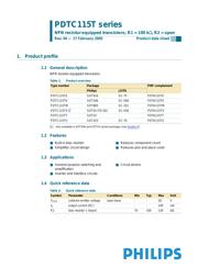 PDTC115TU,115 datasheet.datasheet_page 1