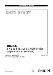 TDA8547T datasheet.datasheet_page 1