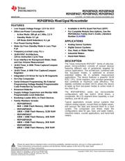 MSP430FW427IPMR datasheet.datasheet_page 1