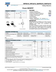IRFR210TRPBF 数据规格书 1